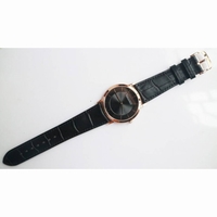 Jules Audemars Extra-Thin RG Leather Strap Black Dial Miyota 9015 