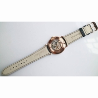 Jules Audemars Extra-Thin RG Leather Strap Black Dial Miyota 9015 