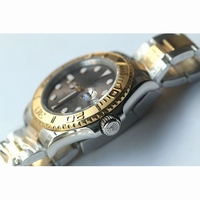 Rolex YachtMaster 116622 18K Rose Gold Wrapped Two Tone Grey Dial Bracelet BP SW
