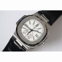 Nautilis Chrono White Leather