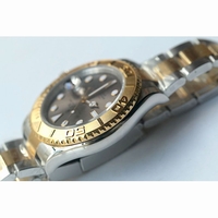 Rolex YachtMaster 116622 18K Rose Gold Wrapped Two Tone Grey Dial Bracelet BP SW
