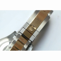 Rolex YachtMaster 116622 18K Rose Gold Wrapped Two Tone Grey Dial Bracelet BP SW