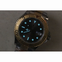 Rolex YachtMaster 116622 18K Rose Gold Wrapped Two Tone Grey Dial Bracelet BP SW