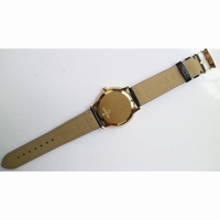 De Ville SS V2 1:1 Best Edition YG Blue Dial Black Leather Miyota 9015 MKF 