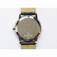 De Ville SS V2 1:1 Best Edition Blue Dial Black Leather Miyota 9015 MKF 