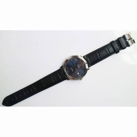 De Ville SS V2 1:1 Best Edition Blue Dial Black Leather Miyota 9015 MKF 