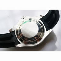 Yacht-Master 116655 SS 1:1 Best Edition Black Ceramic Bezel Oysterflex Rubber Strap SH3135 ARF