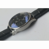 IWC Portuguese Chrono IW371447 Black Dial Silver Marker Black Leather ZF A79350 V3