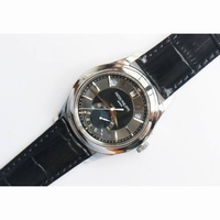 COMPLICATIONS SERIES Moonphase SS Black Dial Black Leather Strap Cal.324 KMF 