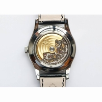 COMPLICATIONS SERIES Moonphase SS Black Dial Black Leather Strap Cal.324 KMF 