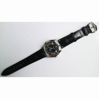 COMPLICATIONS SERIES Moonphase SS Black Dial Black Leather Strap Cal.324 KMF 