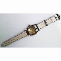 COMPLICATIONS SERIES Moonphase SS Black Dial Black Leather Strap Cal.324 KMF 