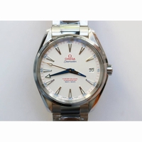 Aqua Terra 150M SS 1:1 Best Edition Deep Blue Hands White Textured Dial Bracelet VS8500 VSF 
