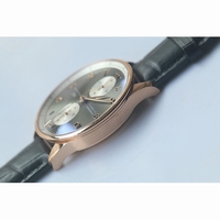 IWC Portuguese Chrono IW371433 RG Jacky Chen Grey Dial Leather ZF IWC79350