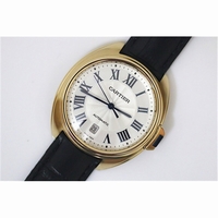 CLe DE CARTIER YG White Leather V6F MYOTA 9015