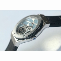 Portuguese IW390404 SS 1:1 Best Edition Gray Dial A7750 Black Leather Strap ZF 