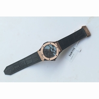 Tudor Black Shield Leather