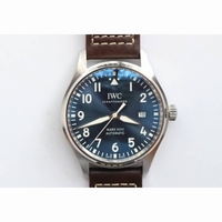 MARK XVIII Le Petit Prince IW327003 SS 1:1 Best Edition Blue Dial Leather Strap MIYOTA 9015 MK