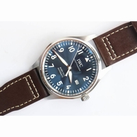MARK XVIII Le Petit Prince IW327003 SS 1:1 Best Edition Blue Dial Leather Strap MIYOTA 9015 MK