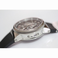 Marine Chrono Black Dial Arabic Markers Rubber A7750
