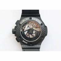 Big Bang All Black FC /Sq Blue Diam Black dial Blue Strap A7750 