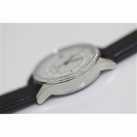 Calatrava 5296 Diamond Bezel Blue Dial Leather 324SC
