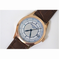 Calatrava 5296 RG Blue Dial Leather 324SC