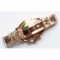 Daytona 116595RBOW Rainbow Crystal Black Dial RG Bracelet A4130 BP