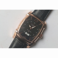 Kalpa Grande RG Big Seconds Hand Black Dial Black Leather Strap A331 AXF