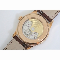 Calatrava 5296 RG Diamond Bezel White Dial Leather 324SC