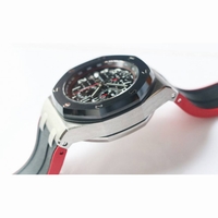 Royal Oak Offshore 2018 SIHH 1:1 Best Edition "Dark Knight" Black/Red Rubber Strap A3126 w/ Cyclops JF 