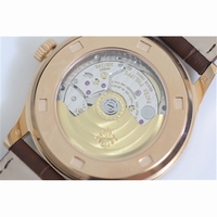Calatrava 5296 RG Diamond Bezel White Dial Leather 324SC