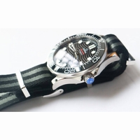 Seamaster 300M SS Best Edition Black Dial Black Ceramic Bezel Nylon Strap A8800 VSF
