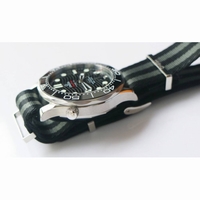 Seamaster 300M SS Best Edition Black Dial Black Ceramic Bezel Nylon Strap A8800 VSF