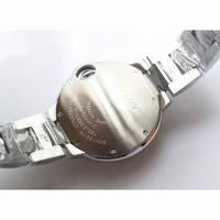 Ballon Bleu 33mm SS 1:1 Best Edition Pink & White Textured Dial on SS Bracelet Cal.076 AF 