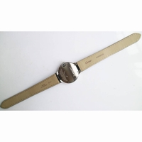 Ballon Bleu 33mm SS 1:1 Best Edition Pink & White Textured Dial Leather Strap Cal.076 AF 