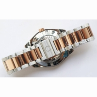 Aqua Terra 150M GMT SS/RG 1:1 Best Edition Brown Textured Dial TT Bracelet A8605 Super Clone  VSF