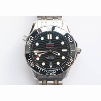 Seamaster 300M SS Best Edition Black Dial Black Ceramic Bezel SS Bracelet A8800 VSF V2