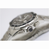 Aquaracer 500M Automatic Chronograph SS Black Dial Bracelet