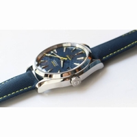 Omega Aqua Terra 15007 Gauss "Spectre" 1:1 Best Edition Blue Textured Dial Blue Nylon Strap A8507 Super Clone VSF  