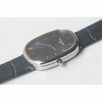 Patek Philippe Golden Ellipse 5738P-001 Blue Dial Leather