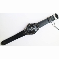 Navitimer 8 Automatic 41mm Black Steel 1:1 Best Edition Black Dial Black Leather Strap A2824 ZF 