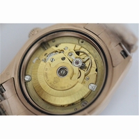 Rolex Day-Date Oyster Fluted RG Roman Brown BP A2836