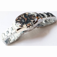 Aqua Terra 150M SS 1:1 Best Edition Blue Wave Textured Dial RG Hand SS Bracelet A8500 Super Clone VSF 