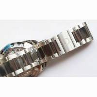 Aqua Terra 150M SS 1:1 Best Edition Blue Wave Textured Dial RG Hand SS Bracelet A8500 Super Clone VSF 