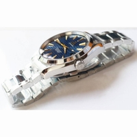 Aqua Terra 150M SS 1:1 Best Edition Blue Wave Textured Dial YG Hand SS Bracelet A8500 Super Clone VSF