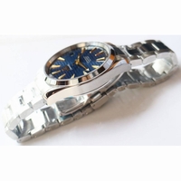 Aqua Terra 150M SS 1:1 Best Edition Blue Wave Textured Dial YG Hand SS Bracelet A8500 Super Clone VSF