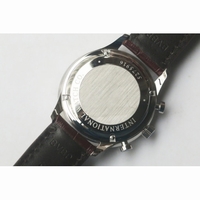 IWC Portuguese Chrono IW371431 Grey Dial Silver Marker Leather ZF A79350 V2