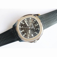 Aquanaut Jumbo 5167A SS 1:1 Best Edition Black Dial on Black Rubber Strap 324CS Free box  ZF