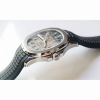 Aquanaut Jumbo 5167A SS 1:1 Best Edition Black Dial on Black Rubber Strap 324CS Free box  ZF